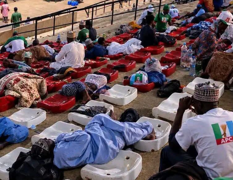 APC supporters slept at Kaduna venue, streets ahead Tinubu campaign flag-off