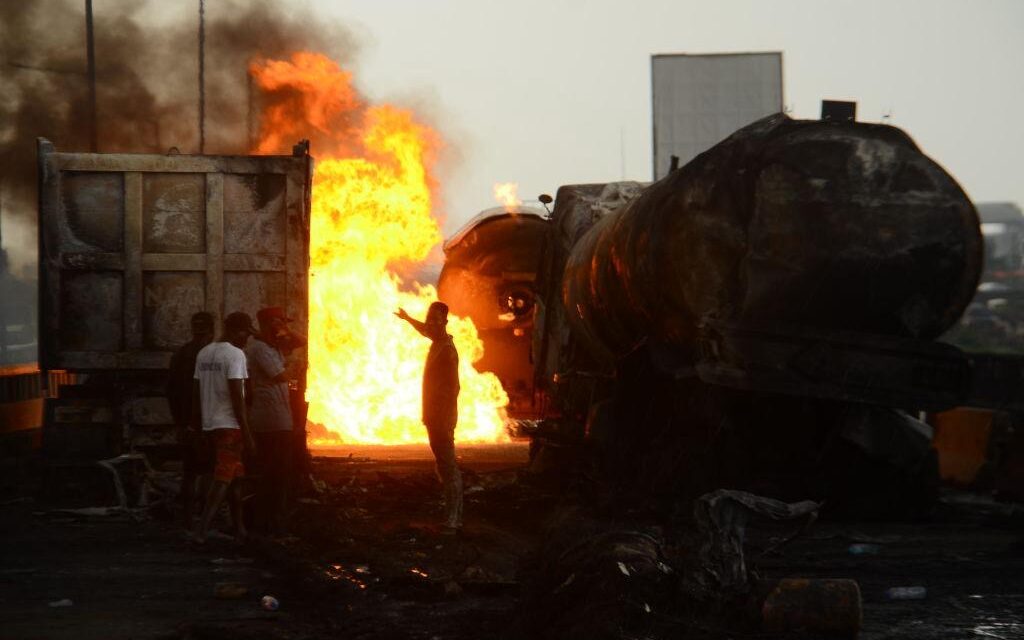 Petrol Tanker Reportedly Catches Fire In Delta