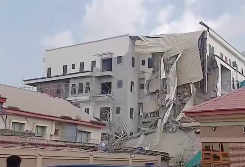 Five-storey building partially collapses in Abuja