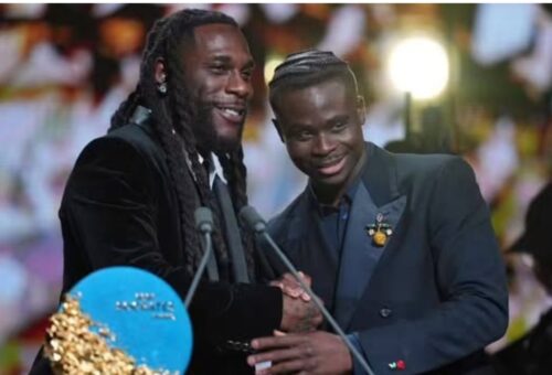 Burna Boy makes history as first Nigerian to present award at Ballon d’Or ceremony