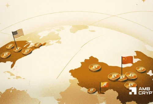Government Bitcoin holdings fell 1,635 BTC in 2026 – 2 countries bucked the trend