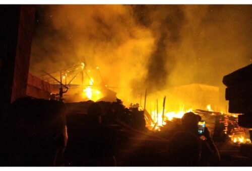 Ibadan: Goods, household items destroyed as fire ravages Gbaji market