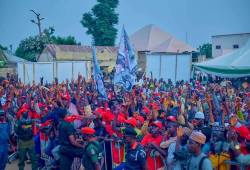 Kabo APC Members Rally Support For Tinubu, Yusuf, Barau