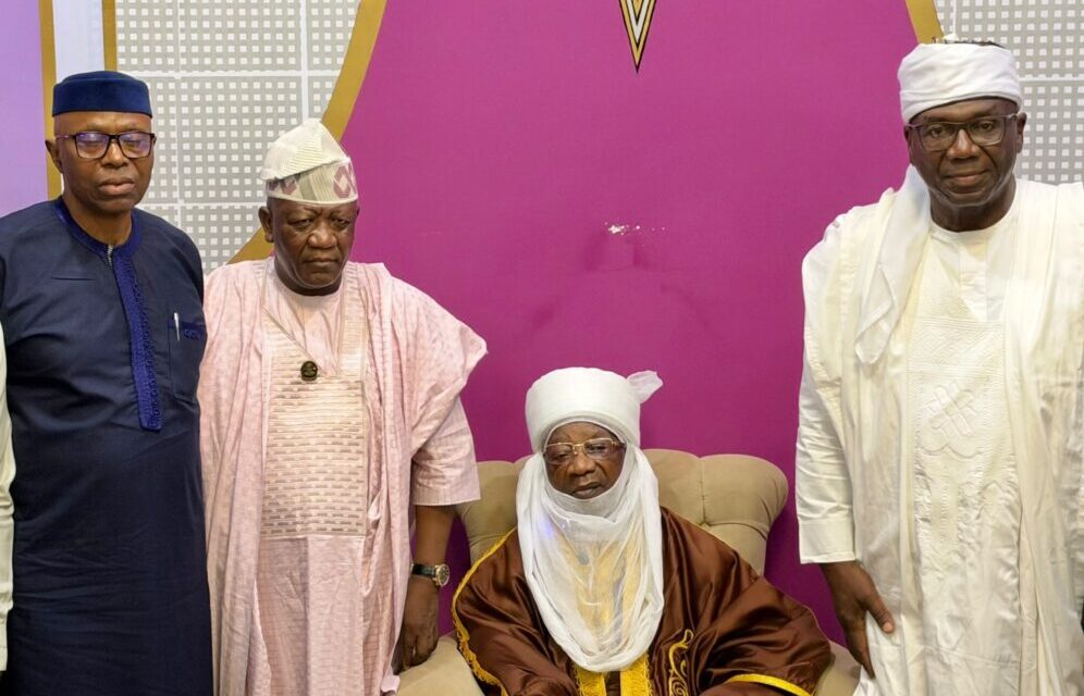 Tinubu’s Campaign Council DG Yari Parleys Ooni Of Ife, Emir Of Ilorin