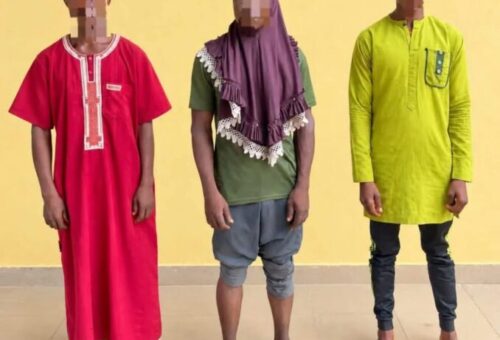 Hijab-Wearing Suspect, Two Others Arrested Over Kidnappings