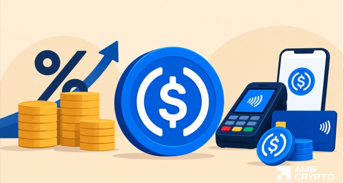 USDC faces bank-rate pressure – Can Visa’s payments push offset it?