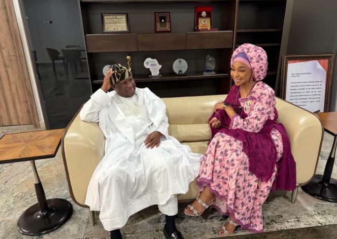 BUA Boss Rabiu Shares Photos With Ex-Wife, Minister Hannatu Musawa