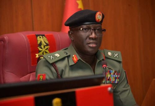 Army chief arrives in Borno after Tinubu orders rescue of abductees