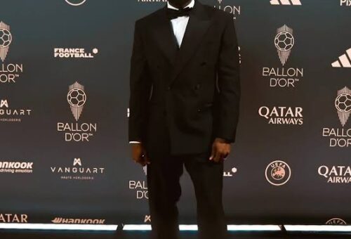 Adekunle Gold Shines On 70th Ballon D’Or Red Carpet 