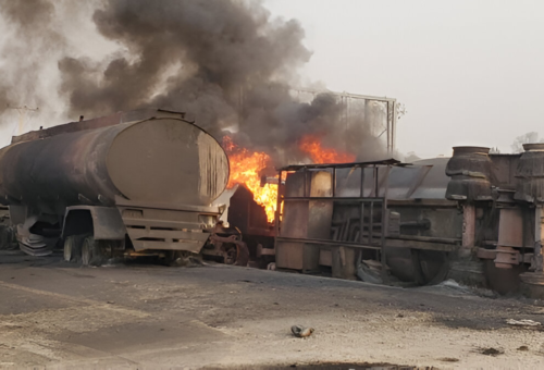 Safety expert warns against scooping spilt petrol