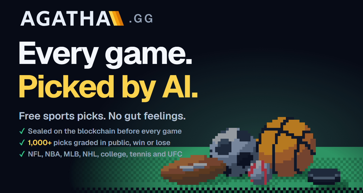 AI Sports Prediction Model Agatha.gg Surpasses 1,000 Graded Picks